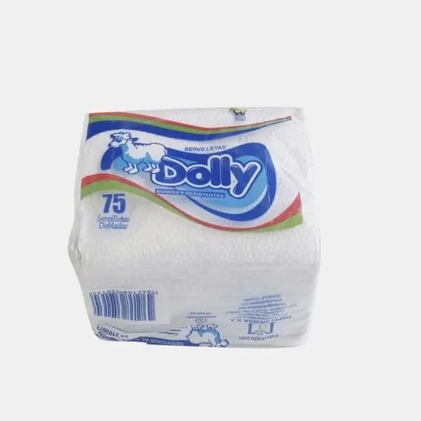 PAQUETE SERVILLETA DOLLY X75 UN