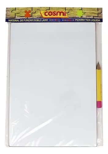TABLERO TIZA LIQUIDA FOMIX Y PUNZON