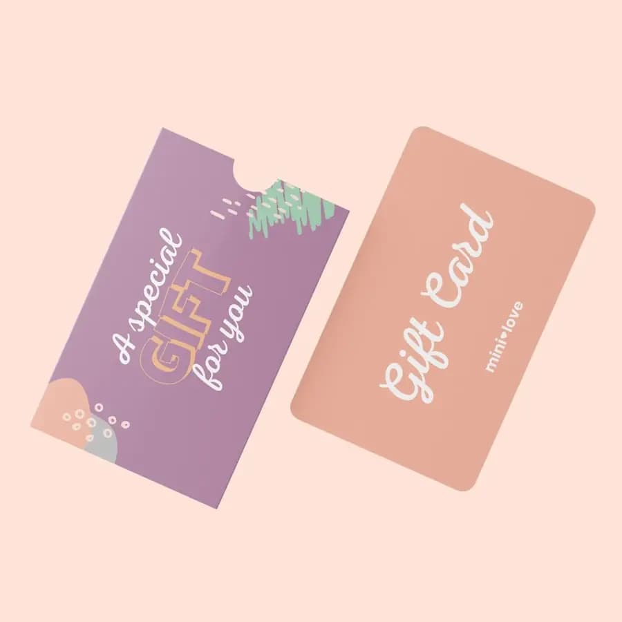 TARJETA REGALO PEQUENA 2HOJAS