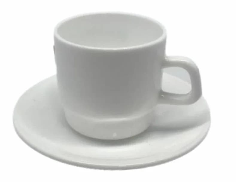 TAZAS PLA.X6UN. QUADRATO 018 LUMIN