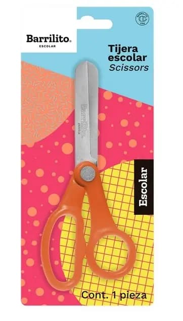 TIJERA ESCOLAR BARRILITO B55-B50-B60