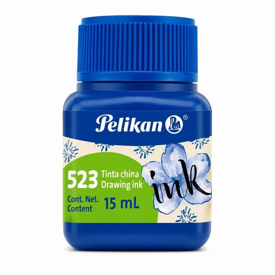 TINTA CHINA PELIKAN AZUL