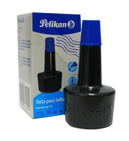 TINTA SELLOS PELIKAN AZUL 30ML