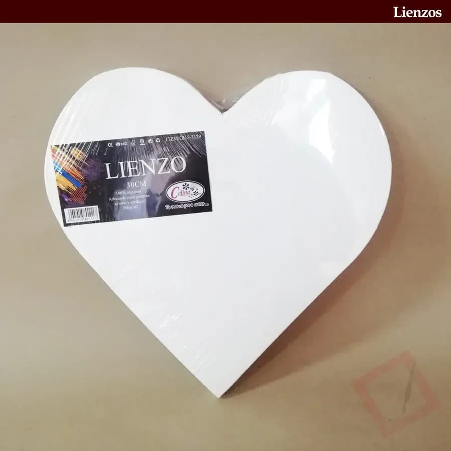 LIENZO CORAZON 30 CM