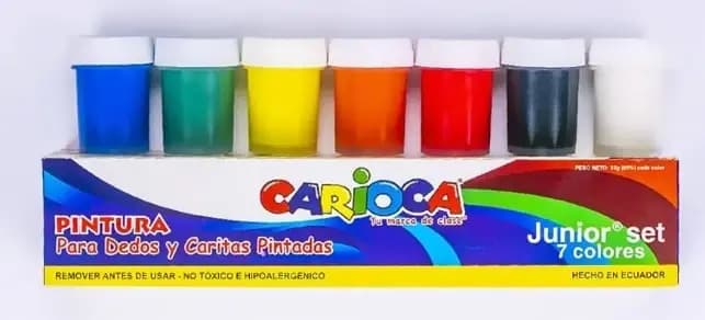 PINTURA CARIOCA X 7COL DACTILAR