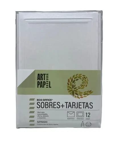 TARJETA SOBRE 12UN. MAJESTIC MARBLE WHITE
