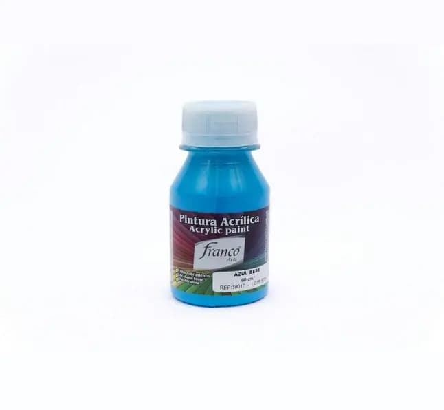 PINTURA ACRILICA FRANCO 60ML AZUL BEBE