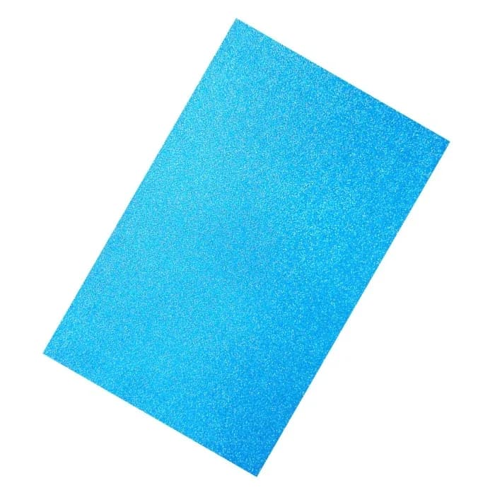 PLIEGO FOMIX ESCARCHADO AZUL TURQ