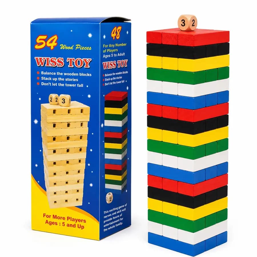 JENGA MADERA 2641 COLORES