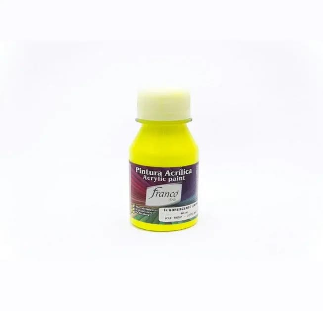 PINTURA ACRILICA FRANCO 60ML FLUOR LIMON