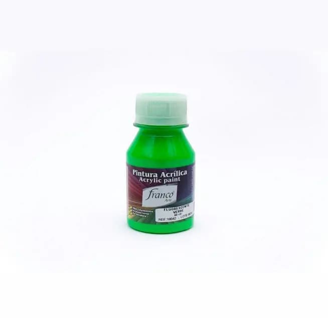PINTURA ACRILICA FRANCO 60ML FLUOR VERDE