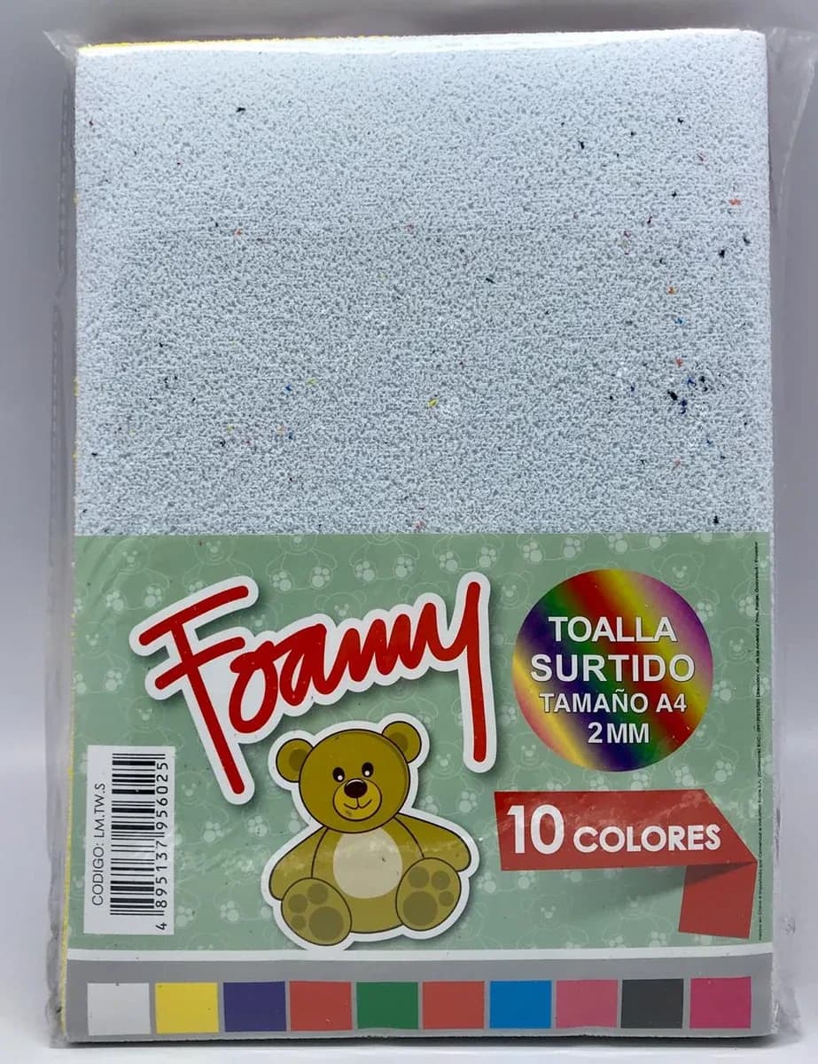 FOMIX X 10UN INEN TOALLA SURTIDO