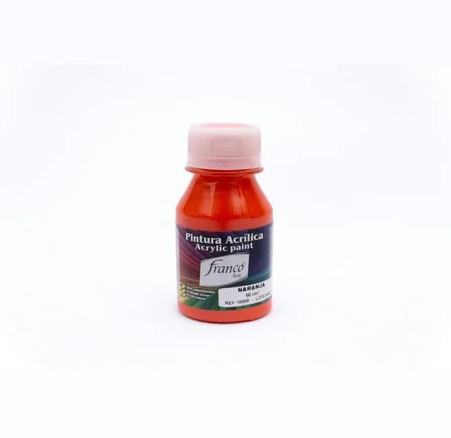PINTURA ACRILICA FRANCO 60ML NARANJA