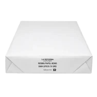 RESMA PA. BOND 75 GR OFICIO 500H