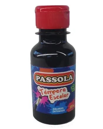 TEMPERA PASSOLA 100ML NEGRA