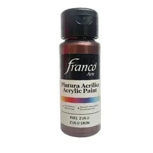 PINTURA ACRILICA FRANCO 60ML METAL PIEL ZULU