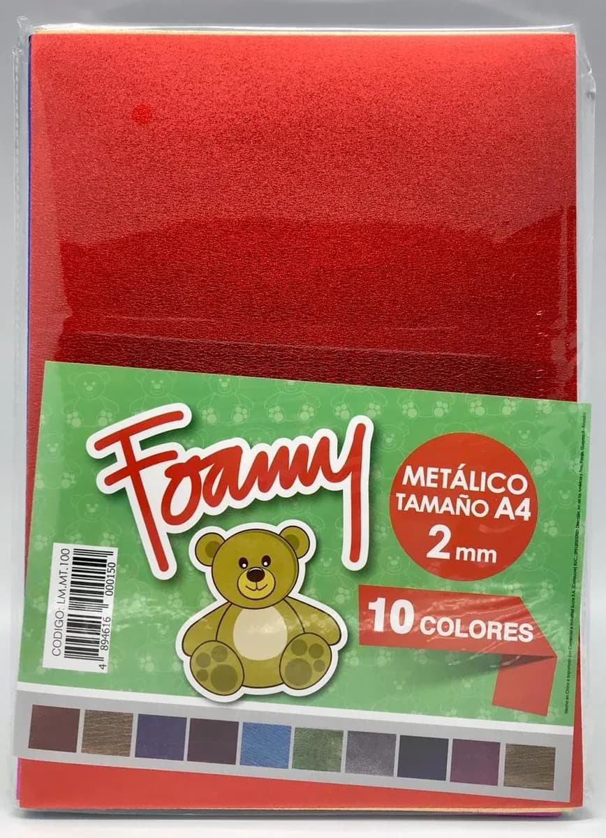 FOMIX X 10UN INEN METALIZADO SURTIDOS