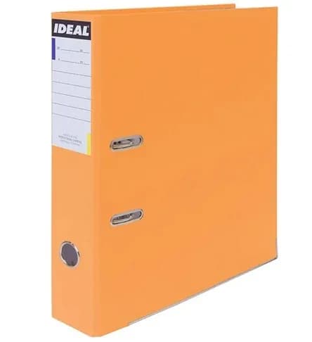 ARCHIVADOR ANCHO OFICIO IDEAL NARANJA