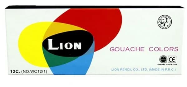 TEMPERA X 12COL LION PEQUENA