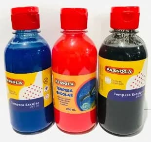 TEMPERA PASSOLA 250ML AZUL