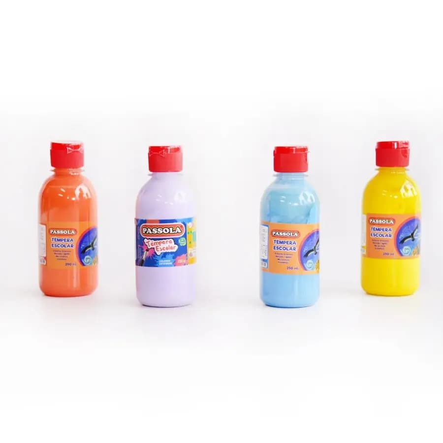 TEMPERA PASSOLA 250ML ROJA