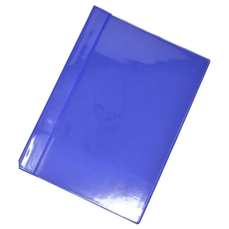 CARPETA OFICIO T TRANSPARENTE AZUL ELECTRICO