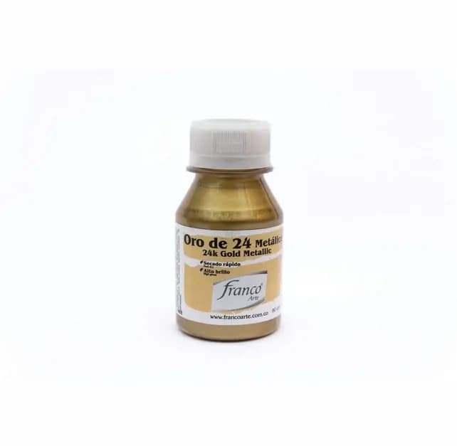 PINTURA ACRILICA FRANCO 60ML METAL ORO