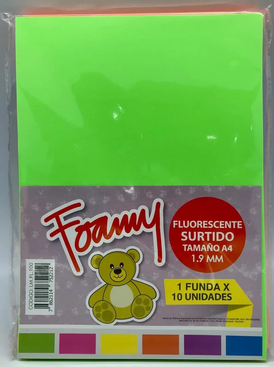 FOMIX X 10UN INEN FLUORESCENTE NEON SURTIDOS