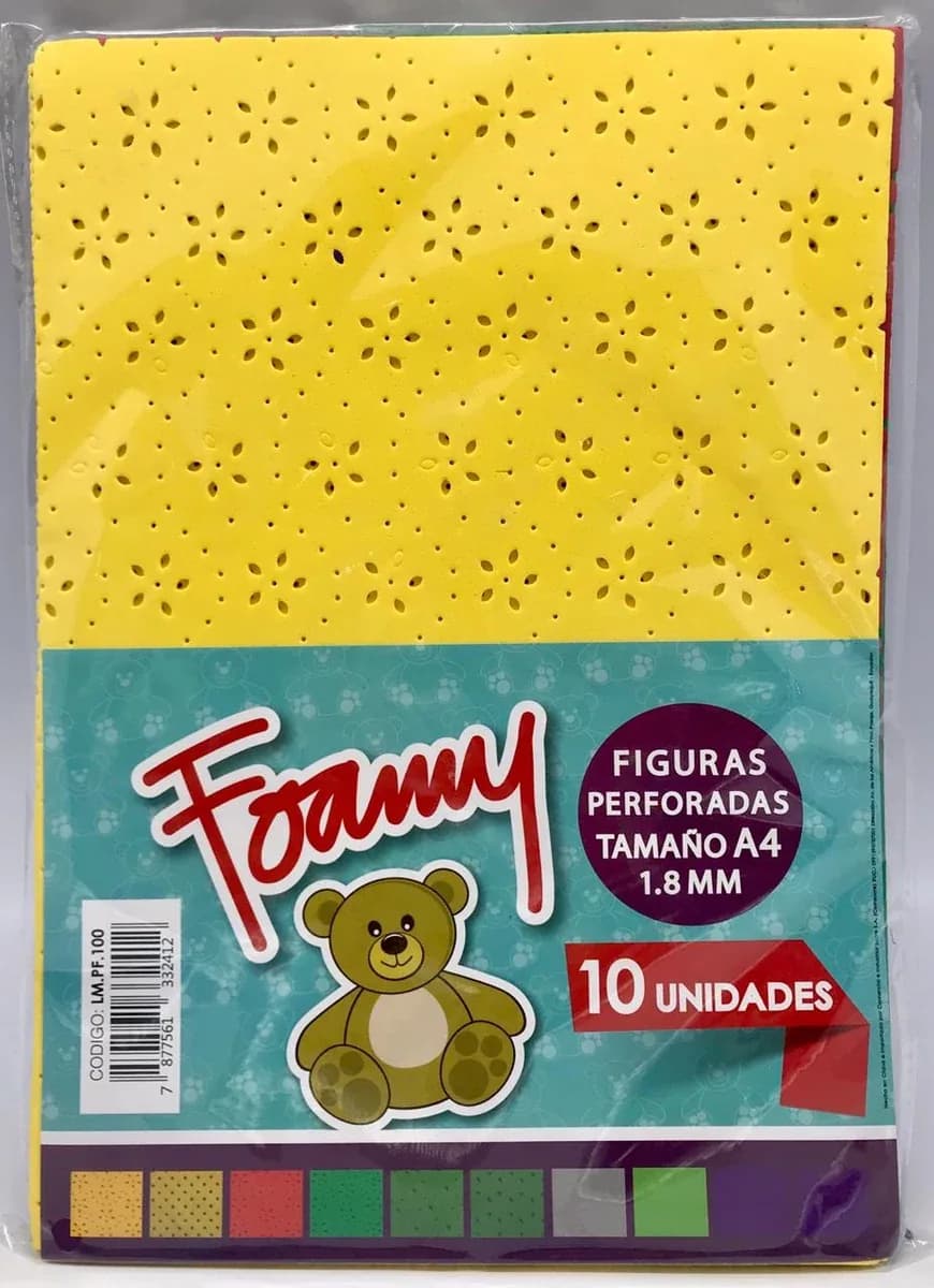 FOMIX X 10UN INEN FIGURAS PERFORADA SURTIDOS