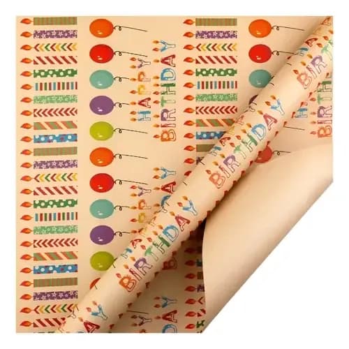 PLIEGO PAPEL REGALO KRAFF