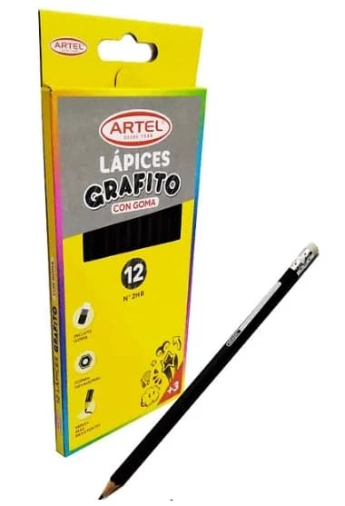 UNIDAD LAPIZ ARTEL C BORRADOR N2 HB HEXAGONAL
