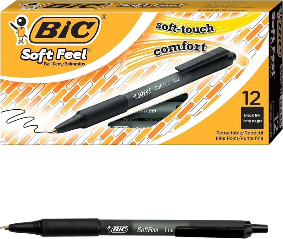 UNIDAD ESFERO BIC CLIC GRUESO NEGRO