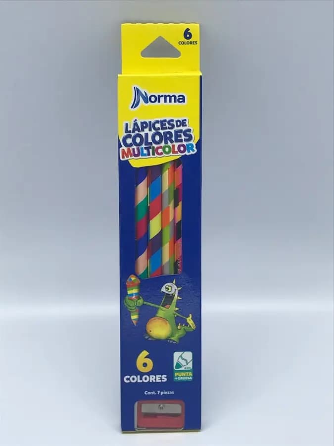 PINTURA NORMA X 6COL MULTICOLOR