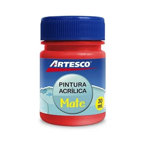PINTURA ACRILICA ARTESCO ROJO 30ML