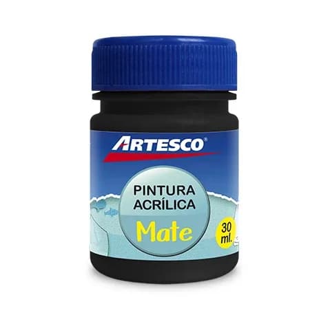 PINTURA ACRILICA ARTESCO NEGRO 30ML