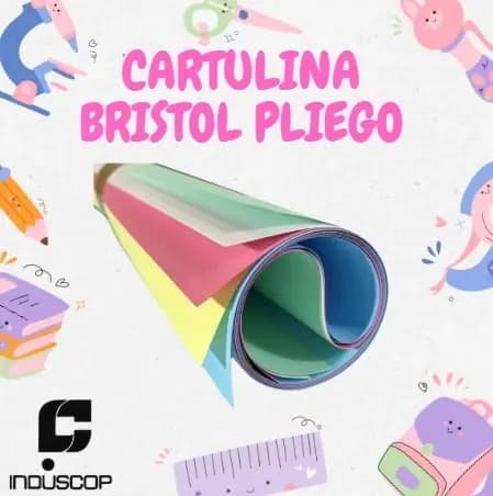 PLIEGO CART. BRISTOL COLORES 65X90 150GR