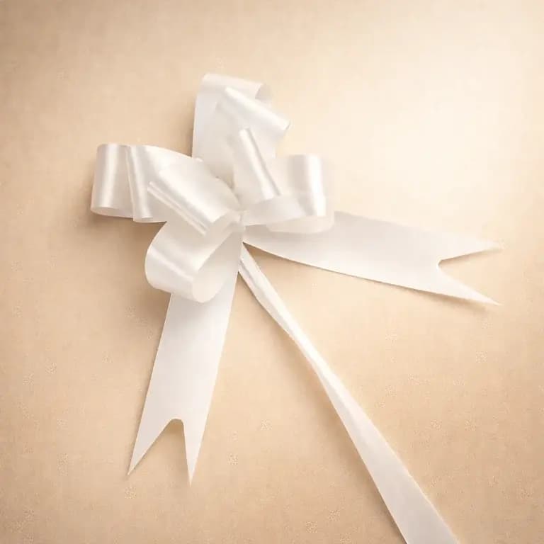 CINTA PEQUENA REGALO BLANCA
