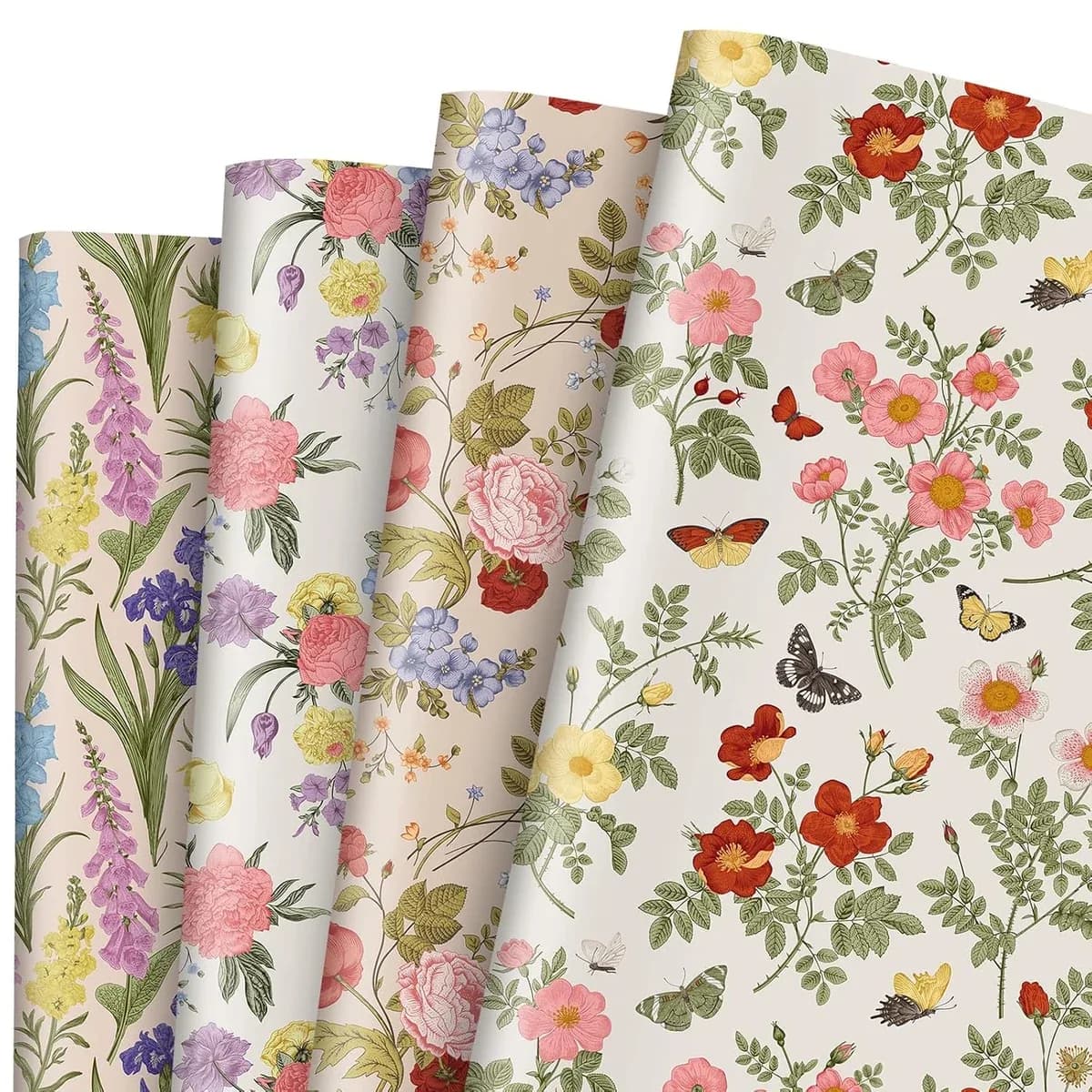 PLIEGO PAPEL REGALO FLOREADO RELIEVE