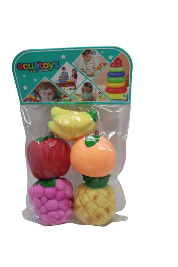 LEGO FRUTAS CAUCHO CHILLONES X 5PZ JV-299-2802