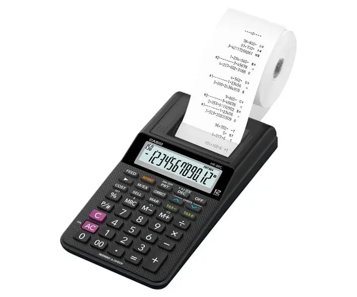 SUMADORA CASIO HR-8RC-BK-WE