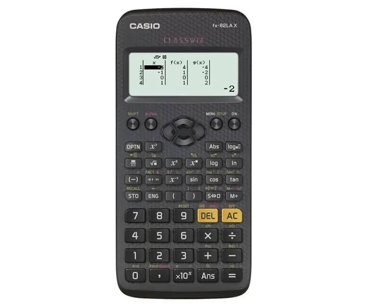 CALC. CASIO FX 82 LA CW NEGRA