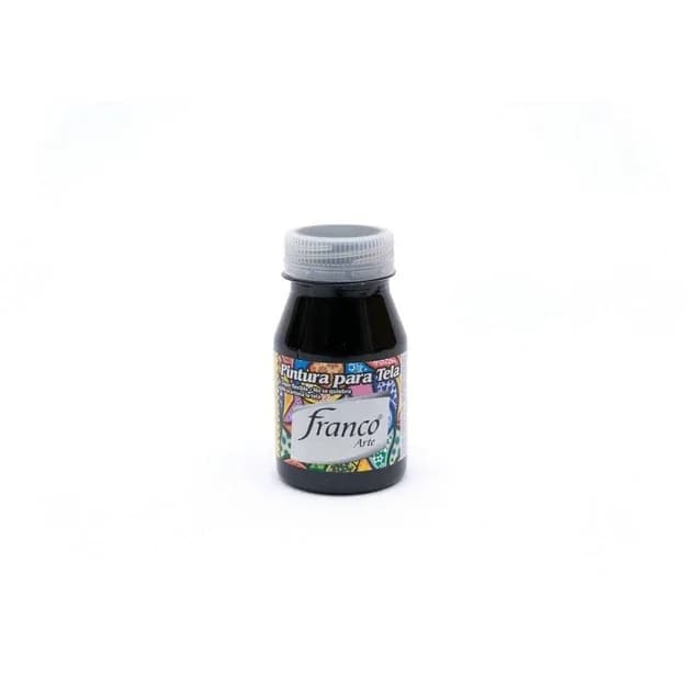 PINTURA P TELA FRANCO 30CC NEGRO