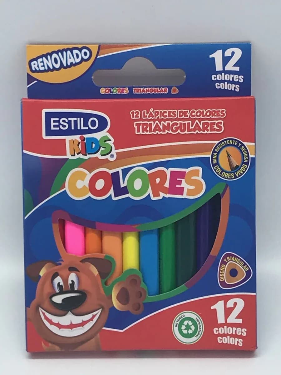 PINTURA ESTILO X 12COL PEQUENA TRIANGULAR