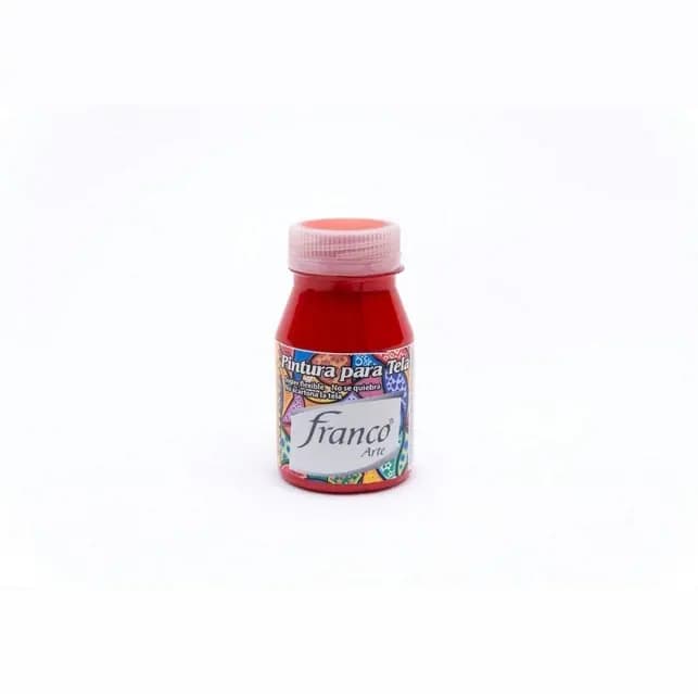 PINTURA P TELA FRANCO 30CC ROJO PRIMARIO