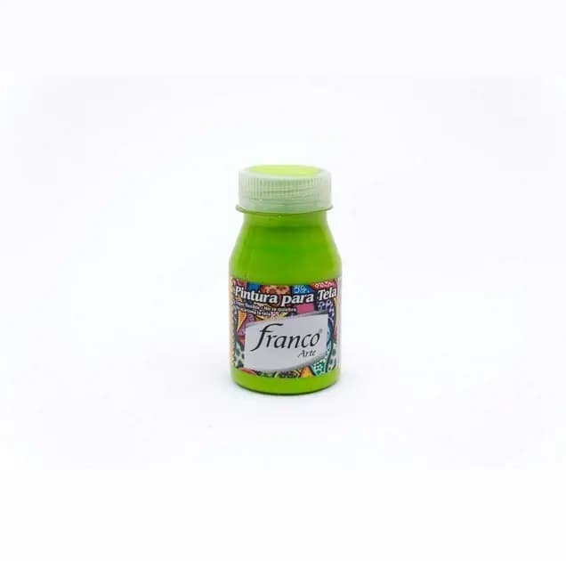 PINTURA P TELA FRANCO 30CC VERDE LIMON