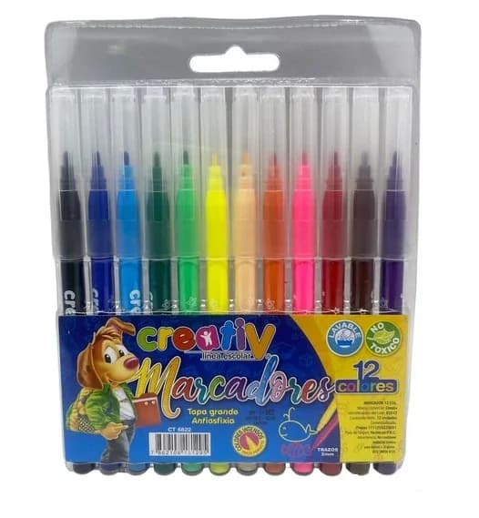 MARCADOR CREATIV X 12COL CT6822