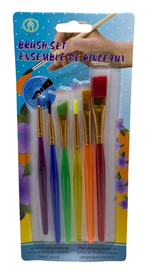 PINCEL UTILESA-BOYIX BLISTER X 6COL
