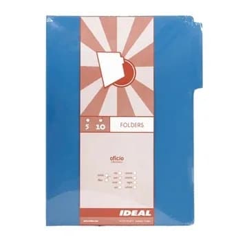 FOLDER MANILA AZUL