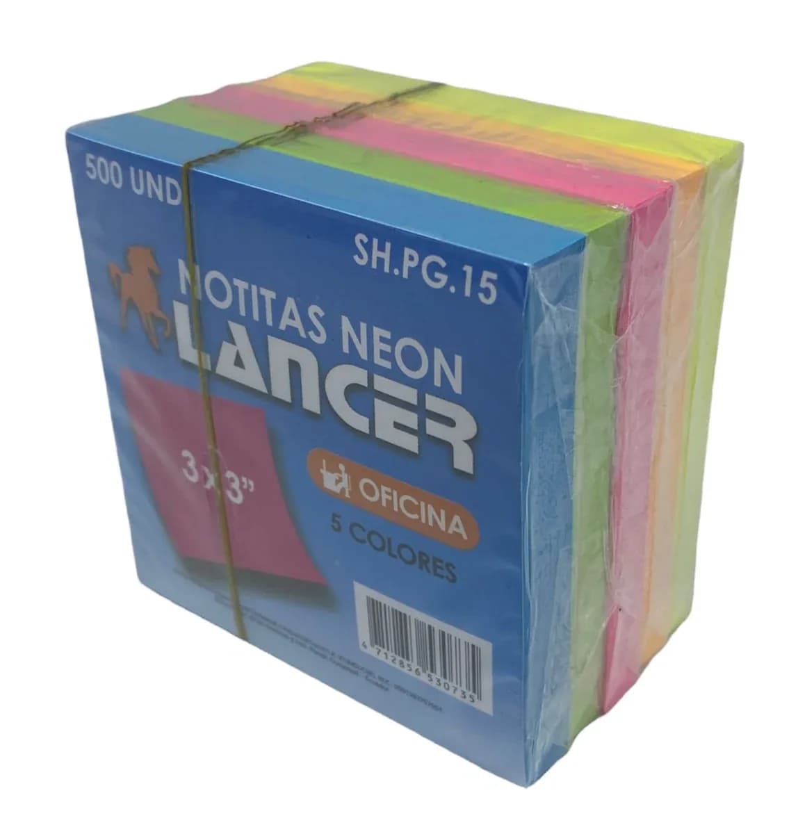 NOTITAS X 500H LANCER NEON 3X3 GRANDE PG.15