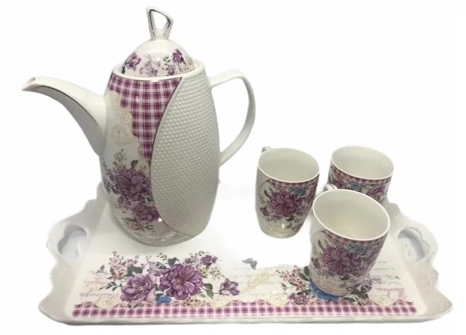 SET JARRA TAZAS Y CHAROL 1034